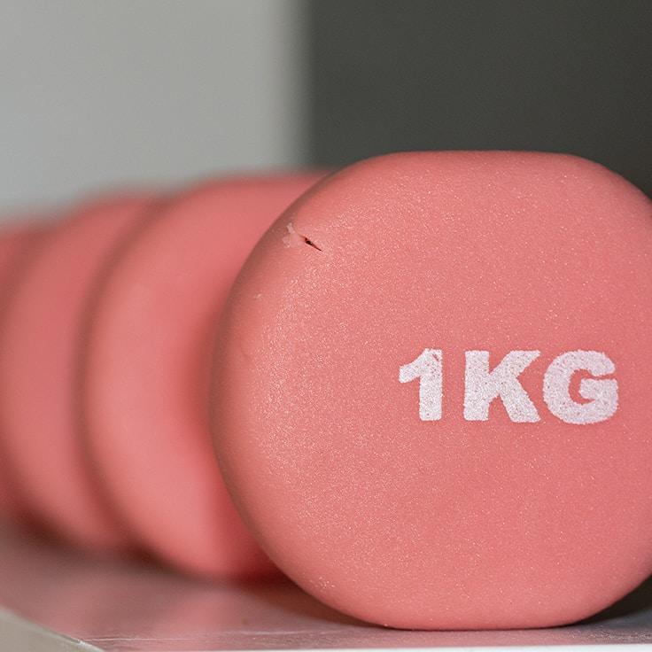 Professional gym interior with weight equipment